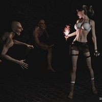 porn comic image Lara Croft raped 01